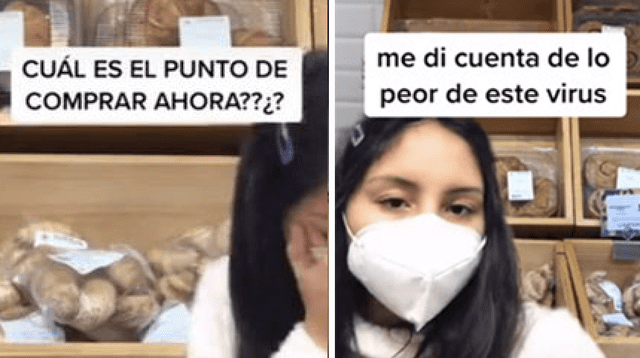 El clip de la joven causó furor en las redes sociales.