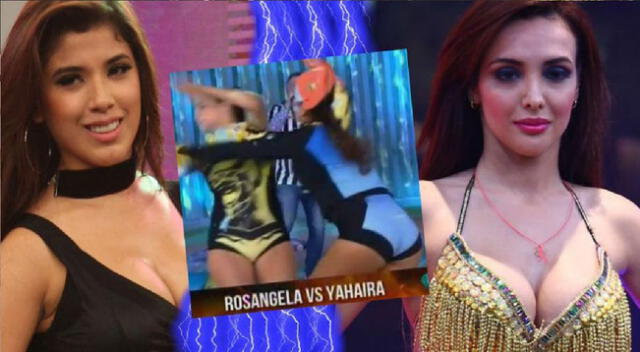 Yahaira Plasencia y Rosángela Espinoza protagonizaron un bochornoso episodio en TV.