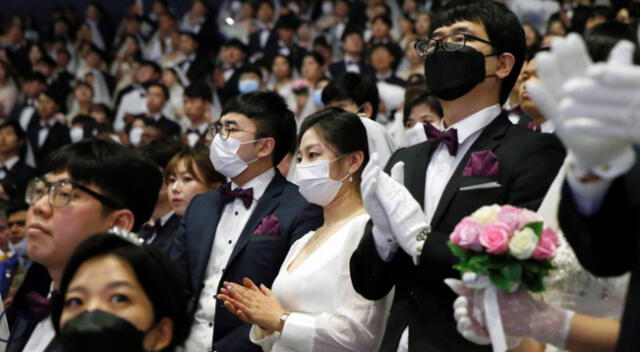 Matrimonio colectivo en Asia, Corea del Sur.