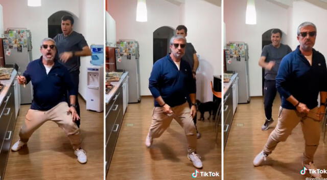 Padre e hijo sorprenden en TikTok al imitar a Wisin y Yandel