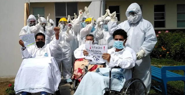 Los médicos resaltaron la recuperación de estos dos pacientes.