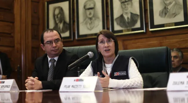 Pilar Mazzetti juramentó como titular del Ministerio de Salud.