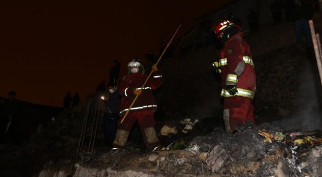 incendio en Los Olivos.