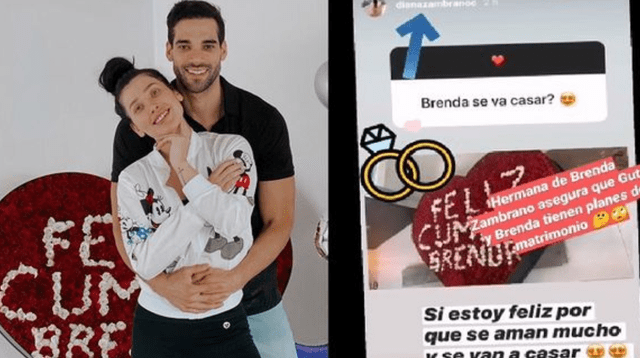 Diana Zambrano, la cuñada de Guty Carrera, utilizó sus redes sociales para afirmar que él y su hermana Brenda se van a casar.