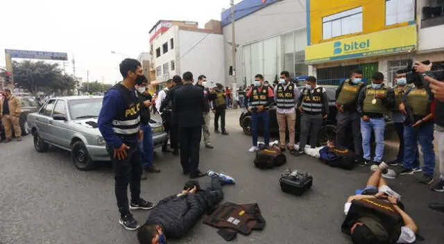 Frustran asalto en Los Olivos.