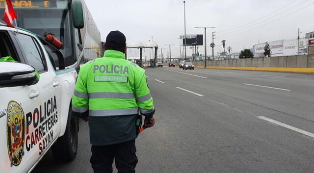 Realizan operativo en La Panamericana Sur.