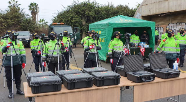 Realizan operativo en La Panamericana Sur.