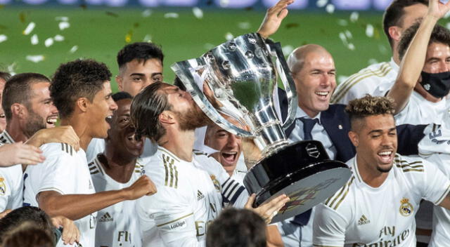 Celebra, campeón. Real Madrid consiguió su título 34 de LaLiga.