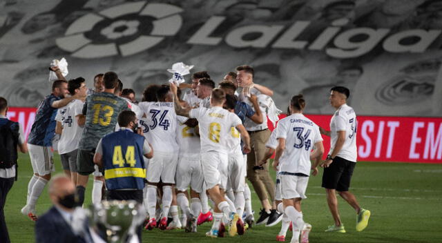 Celebra, campeón. Real Madrid consiguió su título 34 de LaLiga.