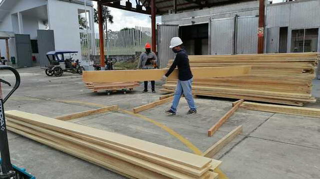fabrican féretros de madera de la tala ilegal