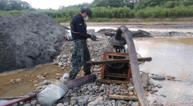 Minería ilegal en Madre de Dios.