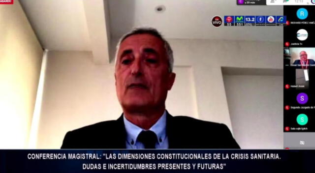 El catedrático español Gerardo Ruiz-Rico Ruiz habló del papel importante de los jueces