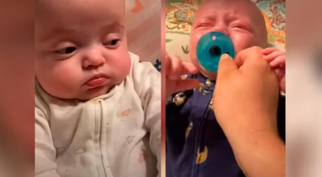 La reacción de esta bebé al ver a su hermano llorar te sacará una sonrisa