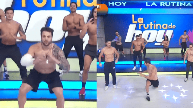 Nicola Porcella y Guty Carrera se presentaron en el programa