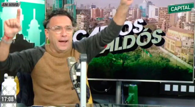Carlos Galdós condujo su último programa en Radio Capital, y causó polémica al despedirse "celebrando" tras su inesperado cierre.