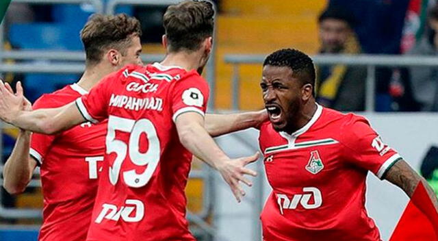 Jefferson Farfán llegó al Lokomotiv en el 2017.