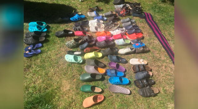 Un grupo de vecinos se llevó una gran sorpresa al descubrir quién les robaba los zapatos