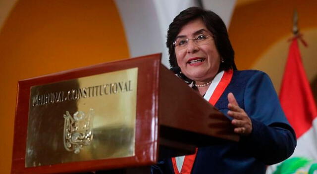 Presidenta del Tribunal Constitucional, Marianella Ledesma.