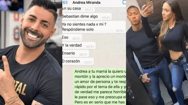 Sebastián Lizarzaburu mostró algunos chats con su ex Andrea Miranda, quien utilizó la salud de su madre para hablar con él, cuando ya salía con Ray Sandoval.