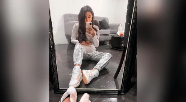 Samahara Lobatón contó vía Instagram que se mudo de casa para darle comodidad a su futura hijita.