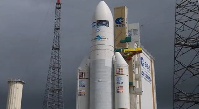 Cohete Ariane 5 llevará dos satélites de telecomunicaciones (Galaxy 30 y BSAT-4b) | Foto: Difusión