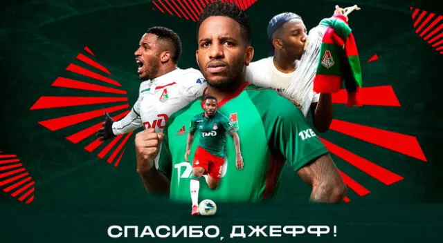 Jefferson Farfán estuvo 4 temporadas con Lokomotiv.