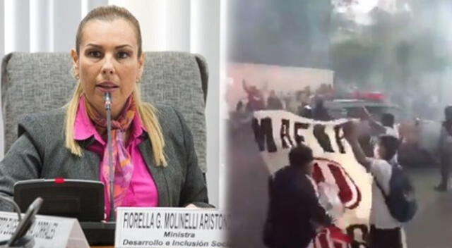 Fiorella Molinelli condenó el accionar de los hinchas de Universitario de Deportes.
