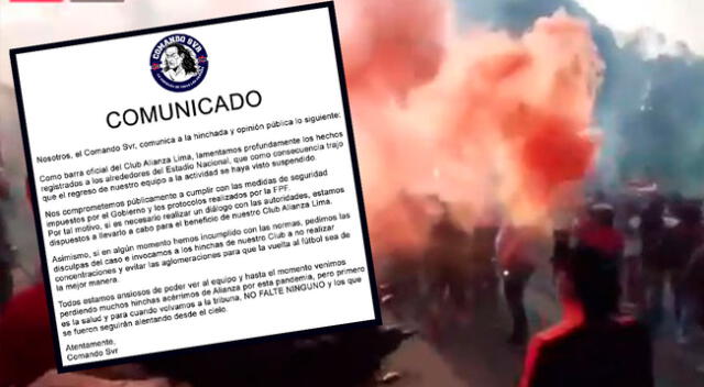 Comando Sur se pronunció por los disturbios en el Estadio Nacional
