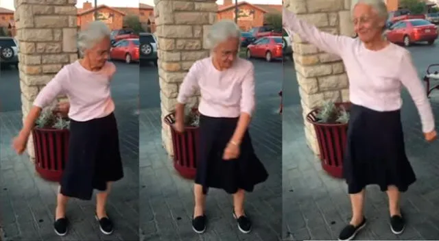 Esta abuelita se hizo viral en YouTube al bailar ritmo juvenil.
