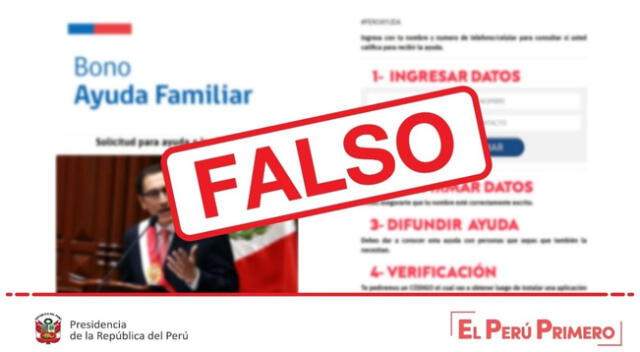 Presidencia de la República advierte que existe una plataforma falsa de estafadores que buscan robar datos personales.