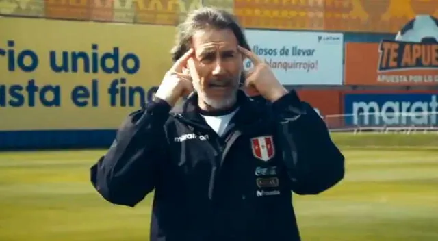 Ricardo Gareca, entrenador de la selección peruana.