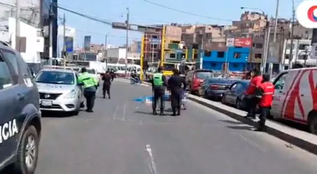 Bus del Metropolitano arrolla a motociclista en Chorrillos