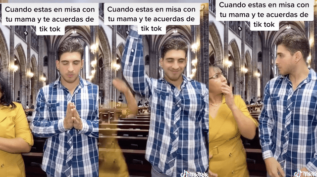 El video del joven junto a su madre causó sensación en TikTok.