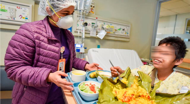 Recibieron dieta especial completa para cada niño hospitalizado.