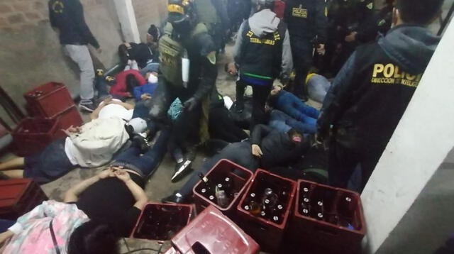 90 personas son detenidas durante una fiesta