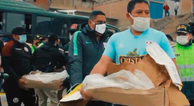 Líderes de las barras se hicieron presente en Villa María del Triunfo.