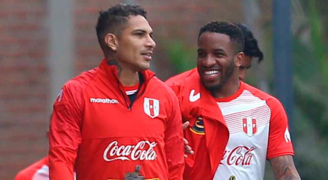 Jefferson Farfán y Paolo Guerrero, titulares en la selección peruana.