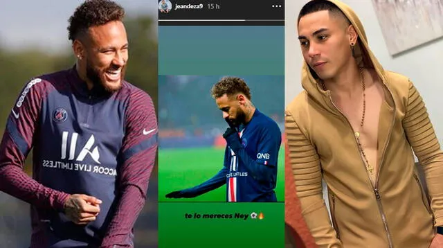 Jean Deza felicita a Neymar por avanzar a la final de Champions.