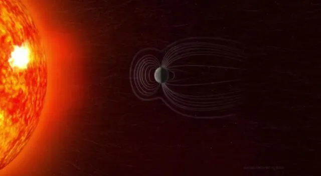 El campo magnético protege a la Tierra, actuando como un escudo contra el viento solar | Foto: NASA/CNN