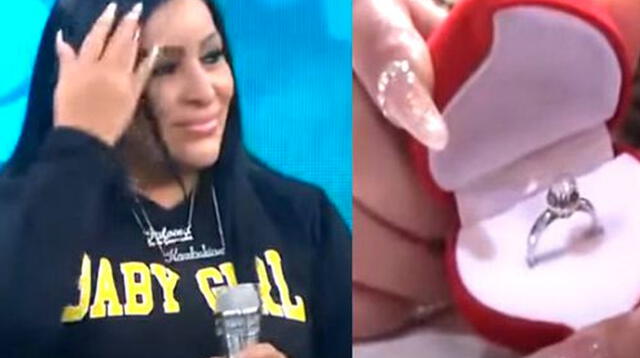 Paloma de la Guaracha sorprendida por anillo de compromiso de S/90 soles