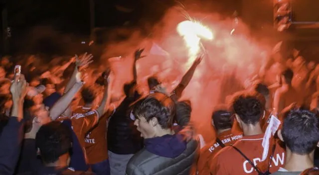 Celebraciones en Múnich, Alemania, tras la final de la Champions League | Foto: TyC Sports