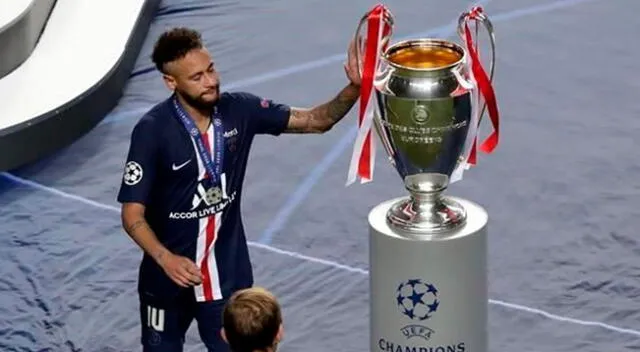 Neymar estuvo cerca de ganar la Champions League.