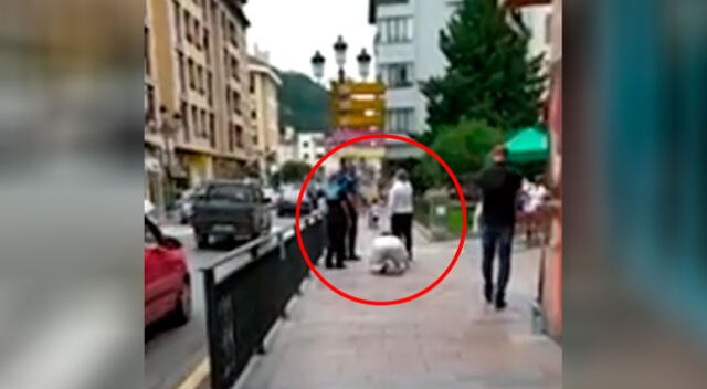 Hombre empezó a actuar como perro cuando los policias le pidieron que utilice mascarilla.