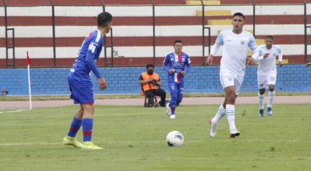 Mannucci y Llacuabamba disputaron un intenso encuentro en el Estadio Miguel Grau del Callao | Foto: @LigaFutProf