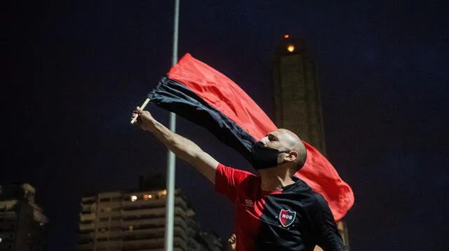 La caravana empezó en el estadio del club