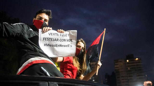 Hinchas de Newell's sueñan con el regreso de Messi