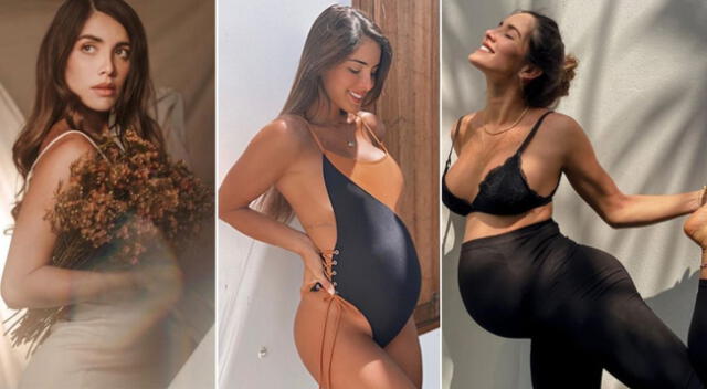 Korina Rivadeneira en Instagram anuncia que su bebé no nacerá en el cumpleaños de Ale Baigorria.