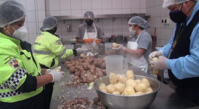 Brindan comida a familias vulnerables de Surco.