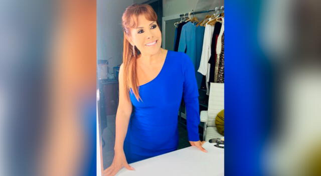 La presentadora de televisión, Magaly Medina, tuvo que corregirse por decir  que Jazmín Pinedo se había acostado con su expareja, Jesús Neyra.
