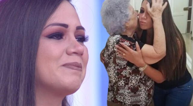 La chalaca compartió una fotografía junto a su abuelita en Instagram.